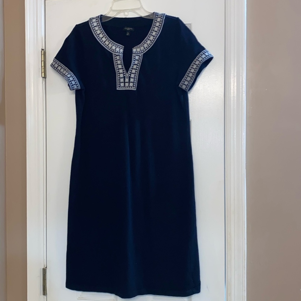 Talbots black dress med p